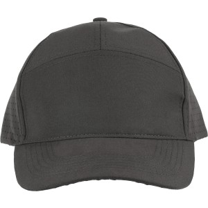 7 paneles poliszter baseballsapka, szrke