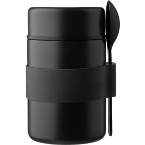 Duplafal teldoboz, rozsdamentes acl, 460 ml, fekete