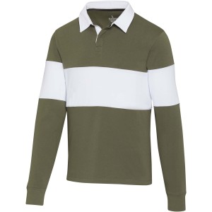 Elevate Clyde uniszex rugby pulver, Green, White