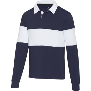 Elevate Clyde uniszex rugby pulver, Navy, White