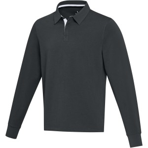 Elevate Clyde uniszex rugby pulver, Solid black
