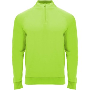 Epiro hossz ujj negyed cipzros uniszex pulver, fluor green