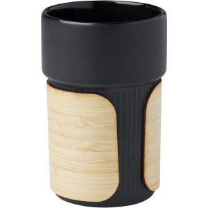Fiko pohr bambusz pnttal, 340 ml, fekete