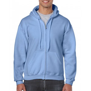 Gildan Heavy Blend kapucnis pulver, Carolina Blue
