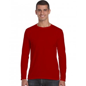 Gildan SoftStyle frfi hosszujj pl, Red