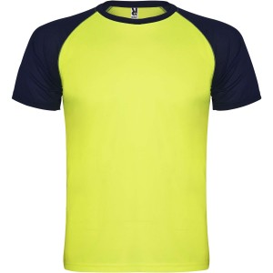 Indianapolis rvid ujj gyerek sportpl, fluor yellow, navy blue