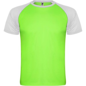 Indianapolis rvid ujj uniszex sportpl, fluor green, white