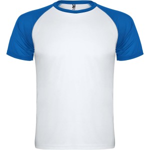 Indianapolis rvid ujj uniszex sportpl, white, royal blue