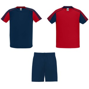 Juve uniszex sport szett, red, navy blue