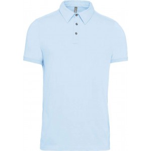 Kariban frfi gallros pamutpl, Sky Blue