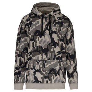 Kariban frfi kapucnis pulver, Grey Camouflage