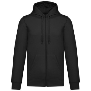 Kariban Uniszex kapucnis, cipzras pulver, Black