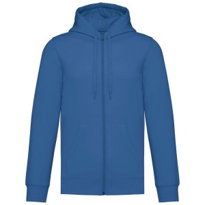 Kariban Uniszex kapucnis, cipzras pulver, Light Royal Blue