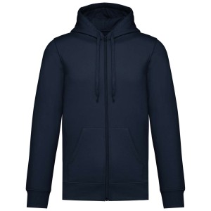Kariban Uniszex kapucnis, cipzras pulver, Navy