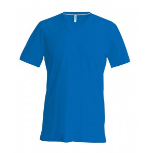 Kariban V-nyak frfipl, Light Royal Blue
