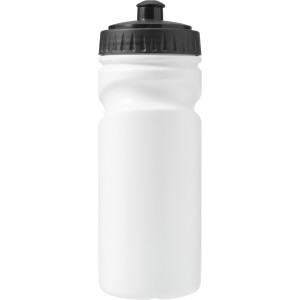 Kulacs, 500 ml, jrahasznosthat manyag, fekete