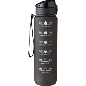 Manyag sportpalack, 1L, fekete