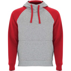 Roly Badet gyerek kapucnis pulver, Heather grey, Red