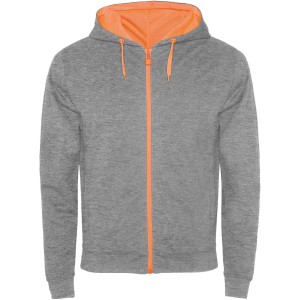 Roly Fuji uniszex cipzros pulver, Heather grey