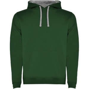 Roly Urban frfi kapucnis pulver, Bottle green, Marl Grey