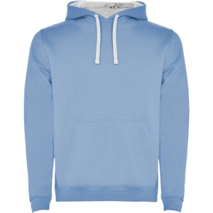 Roly Urban frfi kapucnis pulver, Sky blue, White