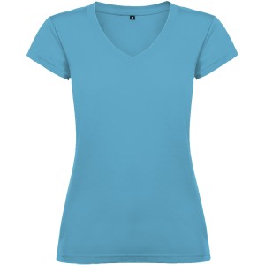 Roly Victoria ni V-nyak pamutpl, Turquois