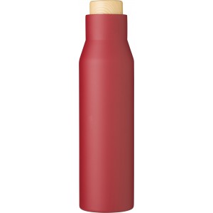 Rozsdamentes acl, duplafal palack, 500 ml, bord