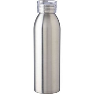 Rozsdamentes acl egyfal palack, 650 ml, ezst