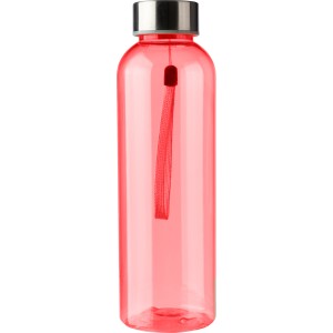 RPET palack, 500 ml, piros