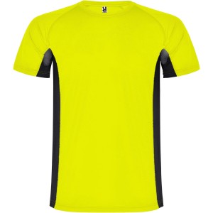 Shanghai rvid ujj frfi sportpl, fluor yellow, solid black