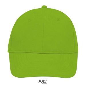 Sols Buffalo 6 paneles baseballsapka, Lime, U