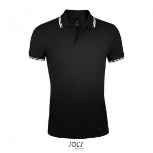 Sols Pasadena frfi pikpl, Black/White