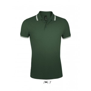 Sols Pasadena frfi pikpl, Forest Green/White