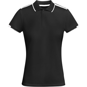 Tamil rvid ujj ni sportpl, solid black, white